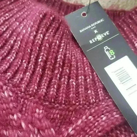 NWT Banana Republic Cozy Cable Mock-Neck Sweater - Picture 13 of 14